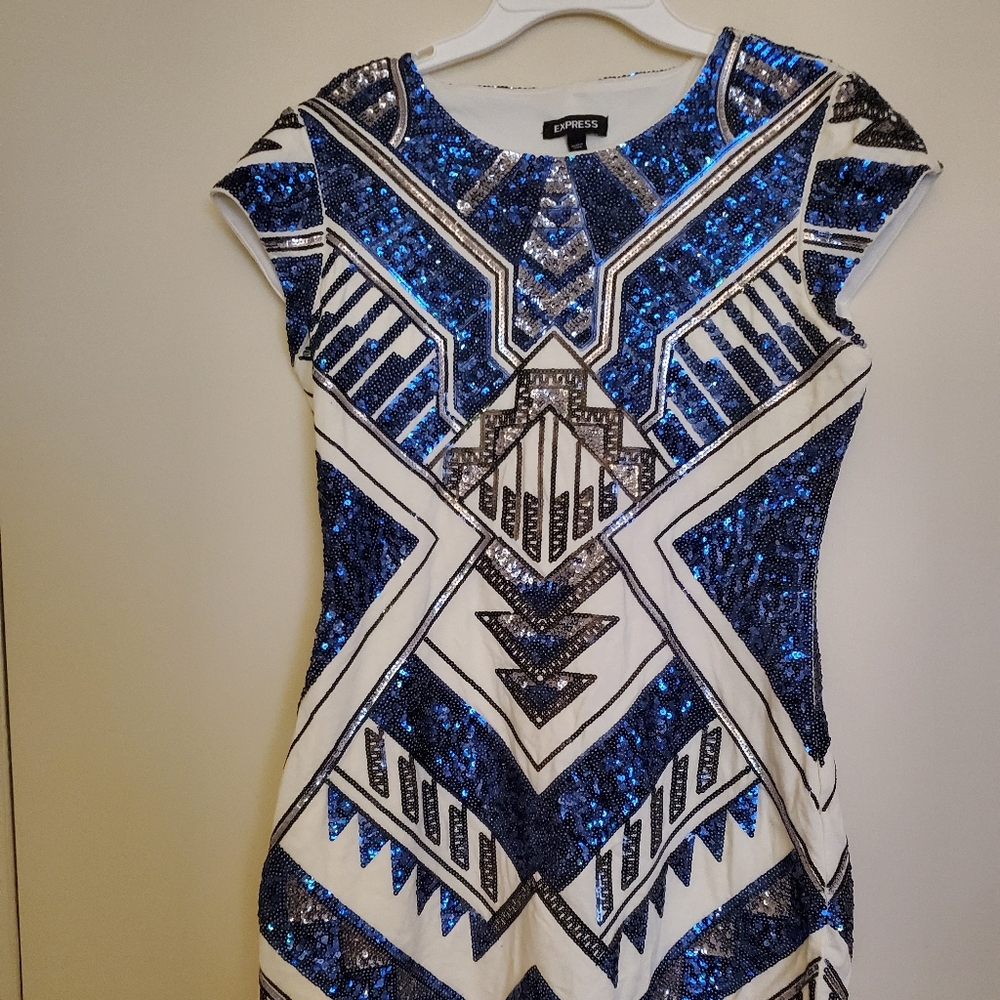 Sequin midi dress